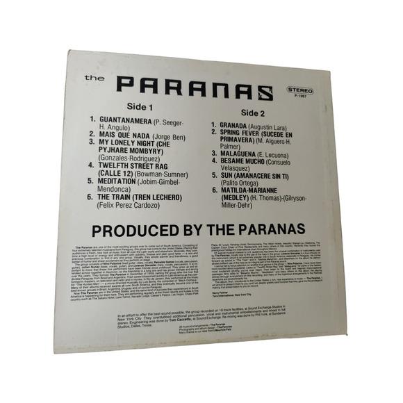 The Paranas vinyl record - Picture 2 of 2